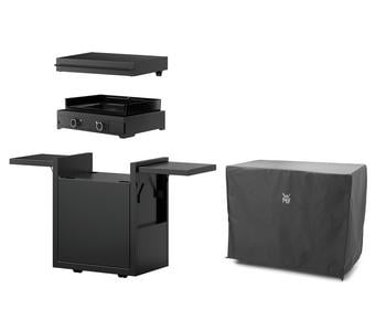 WMF Plancha Set 60E mit Wagen, ca. B75/H99,5/T63 cm