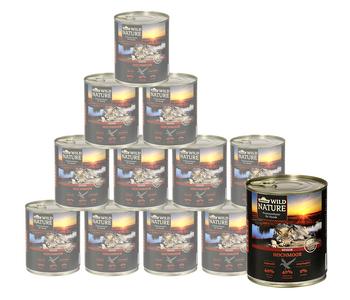 Dehner Wild Nature Nassfutter für Hunde Hochmoor Senior, Ente