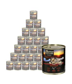 Dehner Wild Nature Nassfutter für Hunde Hochmoor Senior, Ente