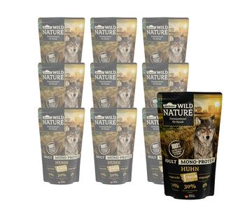 Dehner Wild Nature Nassfutter für Hunde Mono-Protein Adult, Huhn