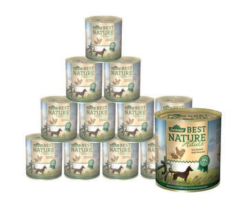 Dehner Best Nature Nassfutter für Hunde Adult