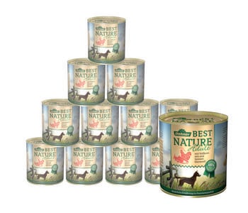 Dehner Best Nature Nassfutter für Hunde Adult