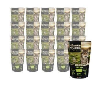 Dehner Wild Nature Nassfutter für Hunde Mono-Protein Adult, Pferd
