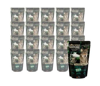 Dehner Wild Nature Nassfutter für Hunde Mono-Protein Adult, Hirsch