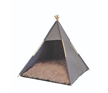 Nobby Kuschelzelt Tenda, rechteckig, dunkelgrau, ca. B70/H70/T70 cm