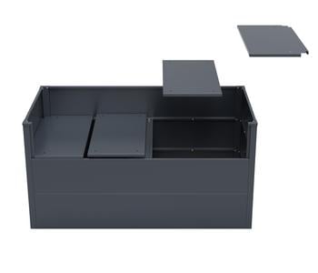 KGT Metall-Zwischenboden Urban Grow, anthrazit/grau