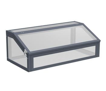 KGT Frühbeet-Aufsatz für Urban Grow M & M-Space, anthrazit/grau