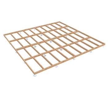 Palmako Fundamentrahmen 6x6 m, inkl. LogFoot