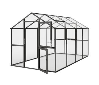 KGT Gewächshaus Aptasia IV, ESG, ca. B233/H235/T429 cm