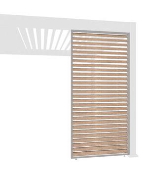 Weide Horizontales Seitenwand-Paneel, Holzoptik, ca. B123/H236 cm
