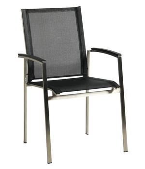 Acamp Gartenmöbel-Set Tisch Skye und Stapelstuhl Auris, 7-teilig