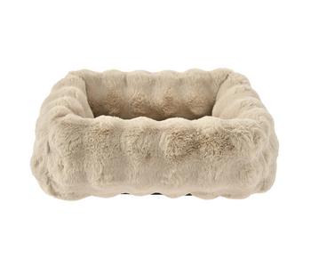 Dehner Lieblinge Kuschelbett Calgary, beige, rechteckig