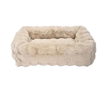 Dehner Lieblinge Kuschelbett Calgary, beige, rechteckig