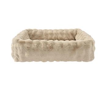 Dehner Lieblinge Kuschelbett Calgary, beige, rechteckig