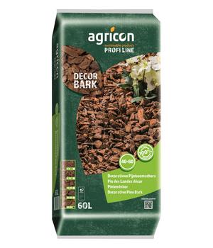 agricon Pinienrinde Excellent, Körnung 40-60 mm, 60 l