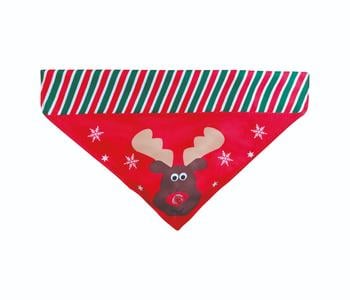 Nobby LED-Halstuch für Hunde Red Nose, S-M