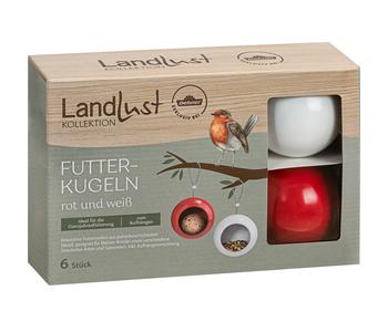 Dehner Natura Premium Futterkugeln, Landlust Kollektion, 6 Stk.