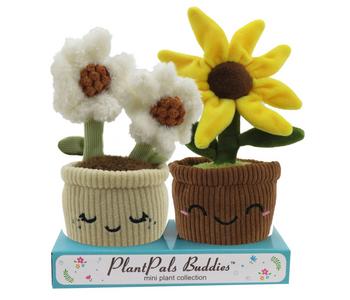 Linzy Toys Plüschpflanzen-Set Margerite, 2-teilig, ca. B16/H19,5/T8 cm