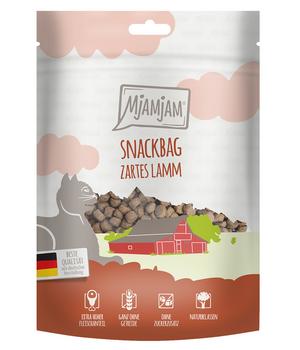 MjAMjAM® Katzensnack Snackbag zartes Lamm, Adult, 125 g