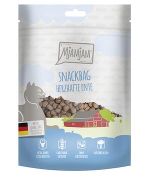MjAMjAM® Katzensnack Snackbag herzhafte Ente, Adult, 125 g