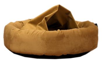 Silvio Design Kuschelinsel Lajos, rund, Orange - Polyester
