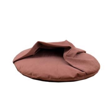 Silvio Design Kuschelkissen Iglu, rund, Hellbraun - Polyester