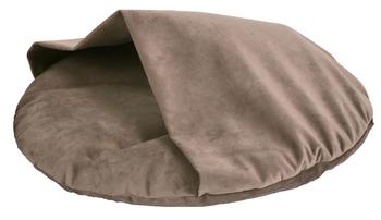 Silvio Design Kuschelkissen Iglu, rund, Braun - Polyester