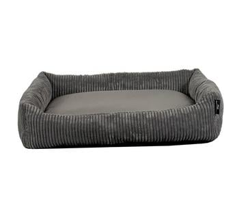 Silvio Design Kuschelbett Coon, rechteckig, ca. B70/H15/T49 cm, Dunkelgrau - Polyester