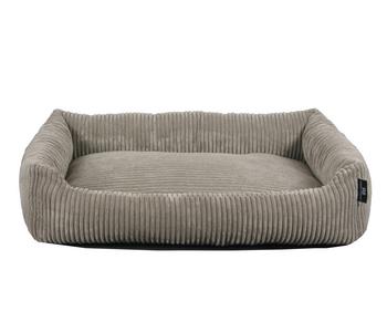 Silvio Design Kuschelbett Coon, rechteckig, ca. B70/H15/T49 cm, Grau - Polyester