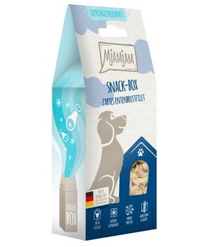 MjAMjAM® Hundesnack Snack-Box zartes Entenbrustfilet, Adult, 80 g