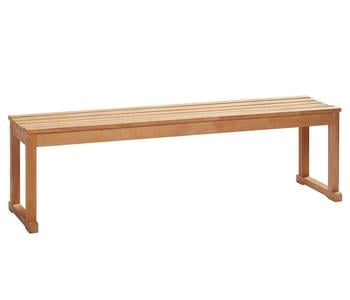 Cinas Gartenmöbel - Gartenbank Vega, Braun Teakholz