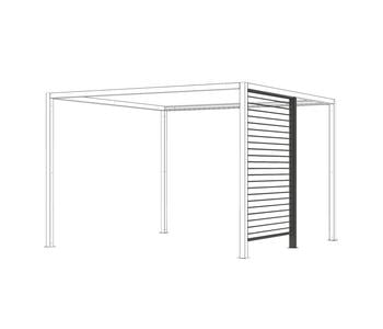 Siena Garden Schattenmanufaktur Pergola Blende Aluminium, Anthrazit - Aluminium