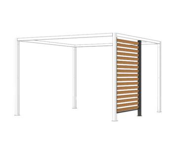 Siena Garden Schattenmanufaktur® Pergola Blende Holzoptik