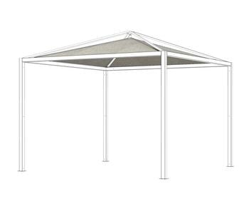 Siena Garden Schattenmanufaktur® Pergola Dachbezug Comuna, ca. B300/T300