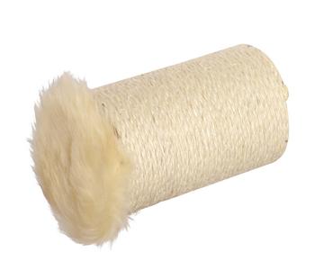 Silvio Design Kletterstufe, ca. Ø12 cm, Beige - Sisal / Plüsch Polyester Papier
