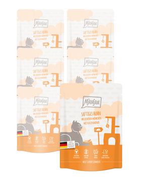 MjAMjAM® Nassfutter für Katzen Quetschie Adult, Huhn & Möhrchen