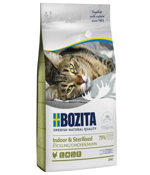 BOZITA Trockenfutter für Katzen Indoor & Sterilised Chicken, Huhn, 10 kg