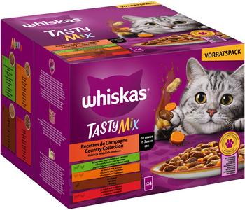 Whiskas® Nassfutter für Katzen Multipack Tasty Mix Country Collection in Sauce, Adult