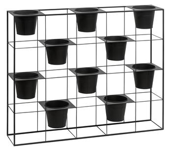 Dehner Regal mit Pflanzgefäßen, ca. B100/H80/T20 cm