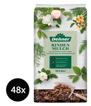 Dehner Rindenmulch grob, 48 x 50 Liter
