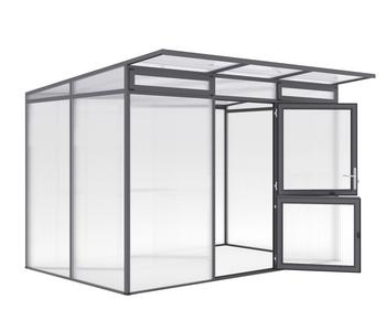 KGT Gewächshaus Santini II, ca. B297/H215/T254 cm