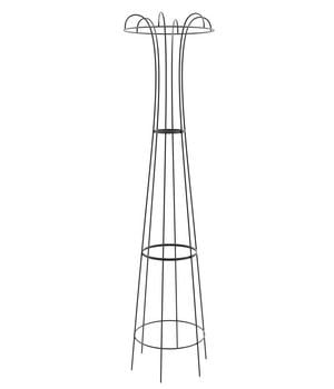 Dehner Premium Metall-Obelisk Maxima, schwarz