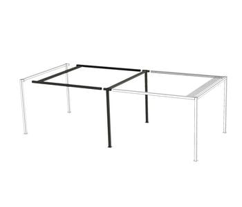 Siena Garden Schattenmanufaktur Pergola-Extension Libera, Anthrazit - Aluminium