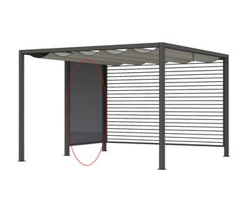 Siena Garden Schattenmanufaktur Blende Ranotex für Pergola, Anthrazit - Aluminium