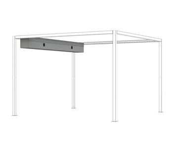 Siena Garden Schattenmanufaktur Pergola Schutzhülle Libera, Hellgrau - Polyester