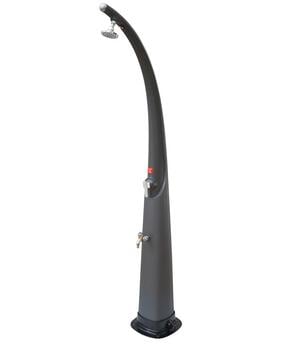 Ubbink Dusche Solaris Premium, ca. B32/H217/T31,60 cm, Schwarz / Anthrazit - Polypropylen