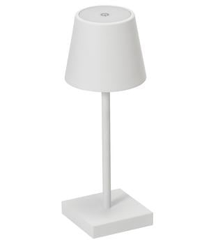 Dehner Akku-Tischleuchte Dyan mit eckigem Fuß, ca. Ø11/H30 cm