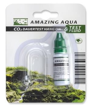 AMAZING AQUA Glas-CO2-Indikator Clip, ca. B3,7/H6/T1,9 cm, Transparent - Glas