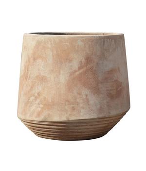 Dehner Terrakotta-Topf Prato, rund, terrakotta/antik