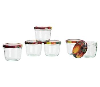 Dehner Einkochglas, 230 ml, 6er-Set, Transparent - Glas